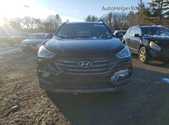 5NMZUDLB2JH070830 2018 HYUNDAI SANTA Черный Вид спереди