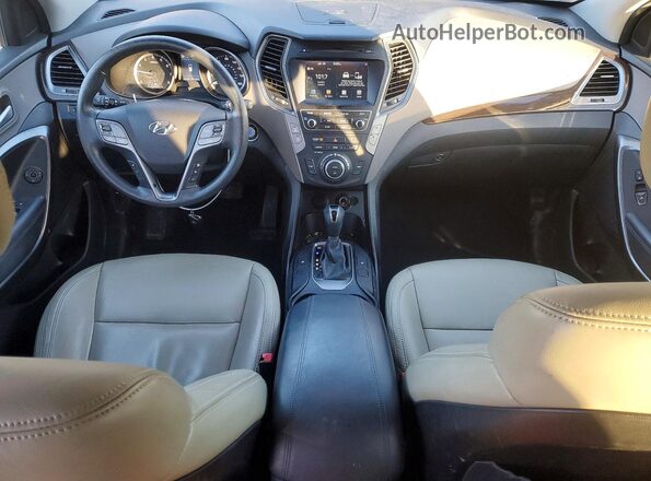 5NMZUDLB2JH070830 2018 HYUNDAI SANTA Черный Вид панели приборов
