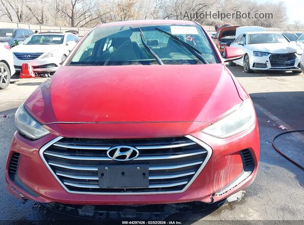 5NPD74LF0HH147860 2017 HYUNDAI ELANTRA Red Front view