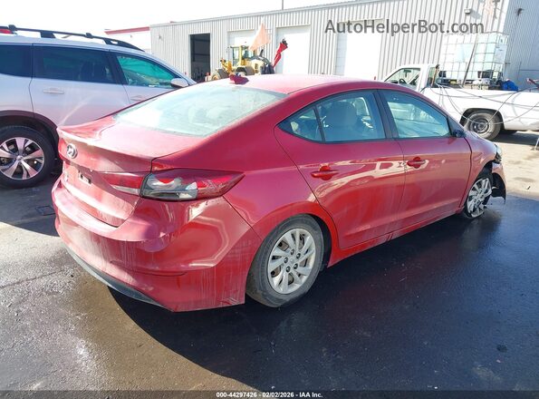 5NPD74LF0HH147860 2017 HYUNDAI ELANTRA Red Rear right