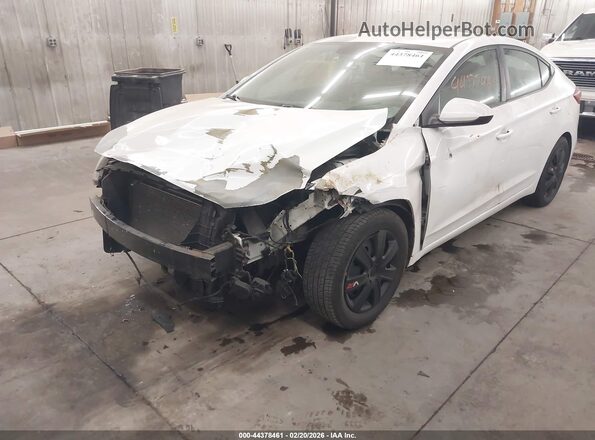 5NPD74LF1HH175196 2017 HYUNDAI ELANTRA White წინა ხედი