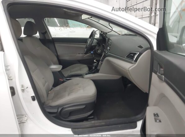 5NPD74LF1HH175196 2017 HYUNDAI ELANTRA White წინა სალონის ხედი