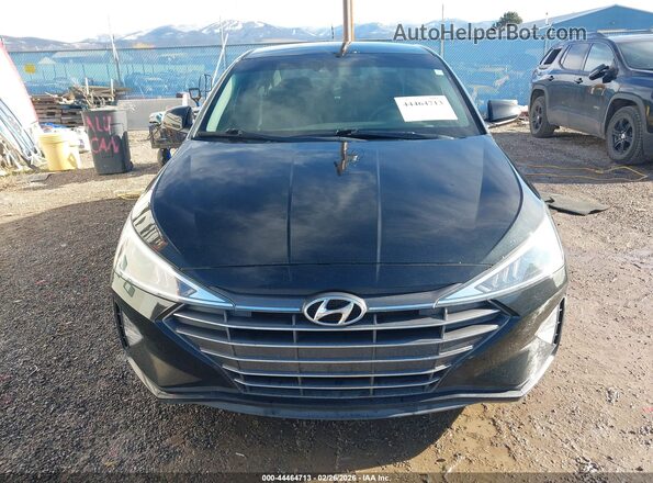 5NPD74LF1LH521109 2020 HYUNDAI ELANTRA Black Вид щитка приладів