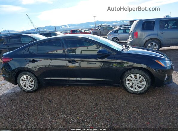 5NPD74LF1LH521109 2020 HYUNDAI ELANTRA Black Вид задньої частини салону