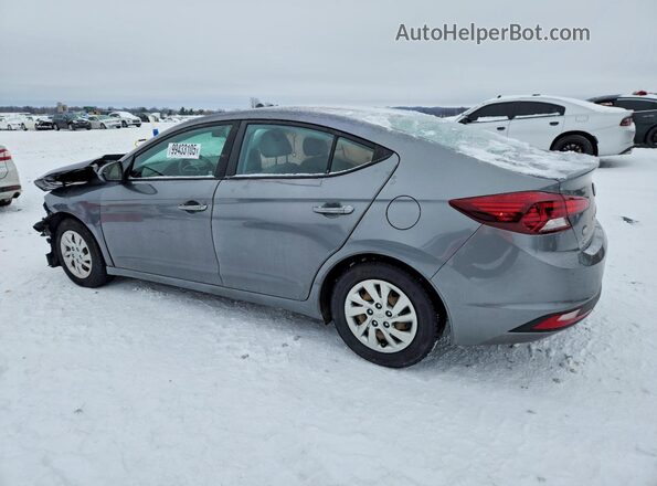 5NPD74LF3KH424864 2019 HYUNDAI ELANTRA Gray 