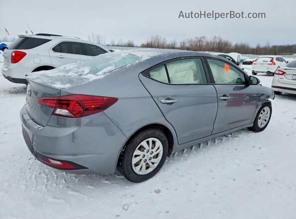 5NPD74LF3KH424864 2019 HYUNDAI ELANTRA Gray 