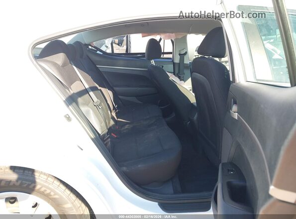 5NPD74LF3LH529017 2020 HYUNDAI ELANTRA White VIN კოდის სტიკერის ხედი