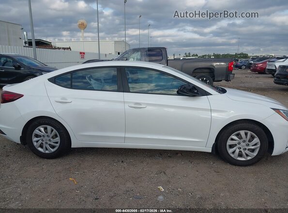 5NPD74LF3LH529017 2020 HYUNDAI ELANTRA White უკანა სალონის ხედი