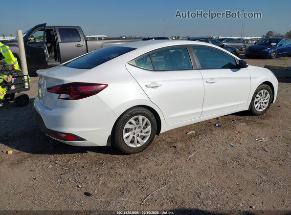 5NPD74LF3LH529017 2020 HYUNDAI ELANTRA White უკანა მარჯვენა