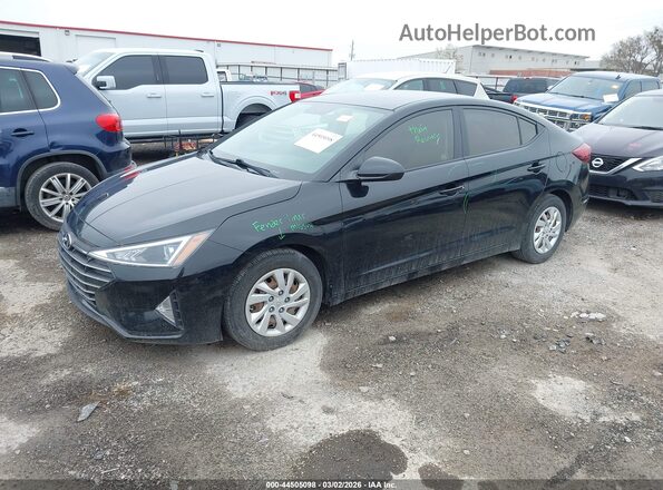 5NPD74LF4KH413694 2019 HYUNDAI ELANTRA Black Front left