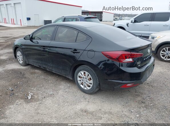 5NPD74LF4KH413694 2019 HYUNDAI ELANTRA Black Rear left