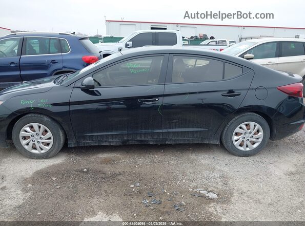 5NPD74LF4KH413694 2019 HYUNDAI ELANTRA Black Rear interior view
