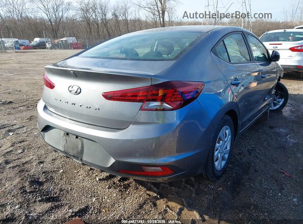 5NPD74LF4KH424968 2019 HYUNDAI ELANTRA Серый Задняя правая четверть