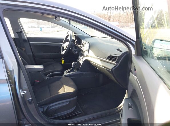 5NPD74LF4KH424968 2019 HYUNDAI ELANTRA Серый Вид салона спереди