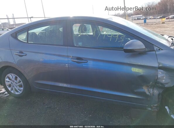 5NPD74LF4KH424968 2019 HYUNDAI ELANTRA Серый Вид задней части салона