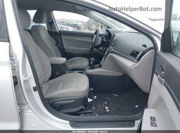 5NPD74LF5HH194169 2017 HYUNDAI ELANTRA Silver Front interior view
