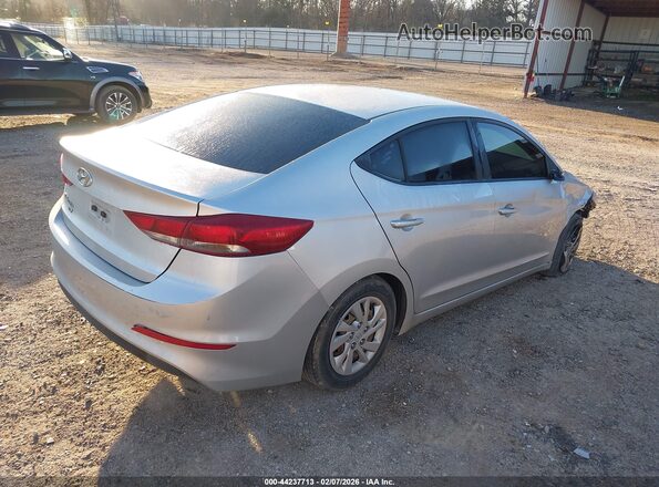 5NPD74LF5JH287067 2018 HYUNDAI ELANTRA Silver Rear right