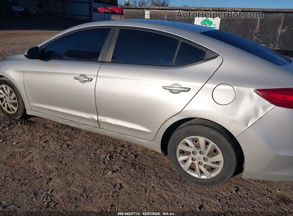 5NPD74LF5JH287067 2018 HYUNDAI ELANTRA Silver Rear interior view