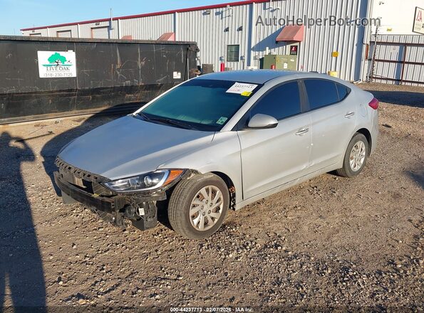 5NPD74LF5JH287067 2018 HYUNDAI ELANTRA Silver Front left