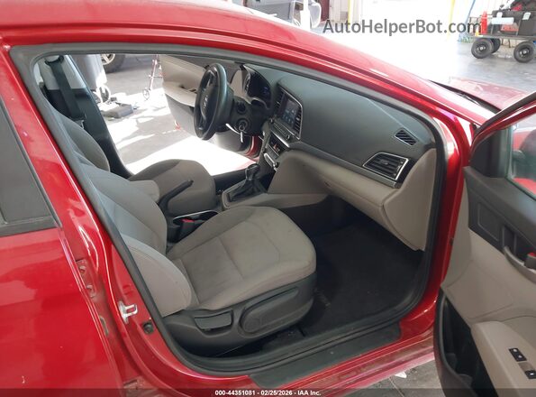 5NPD74LF5JH357375 2018 HYUNDAI ELANTRA Red Vista interior delantera