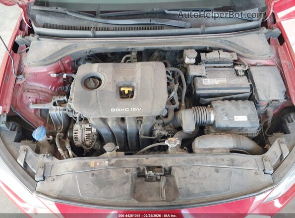 5NPD74LF5JH357375 2018 HYUNDAI ELANTRA Red Vista trasera
