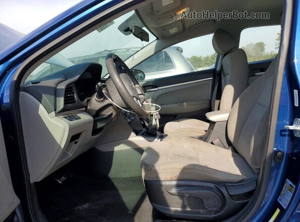 5NPD74LF6KH442419 2019 HYUNDAI ELANTRA Blue 
