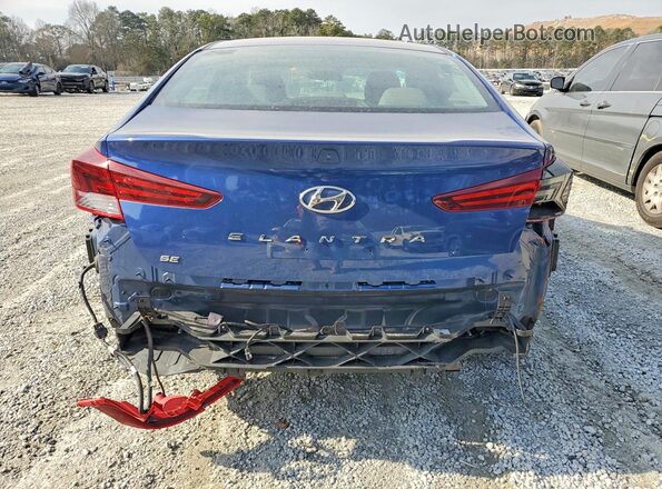 5NPD74LF6KH442419 2019 HYUNDAI ELANTRA Blue 