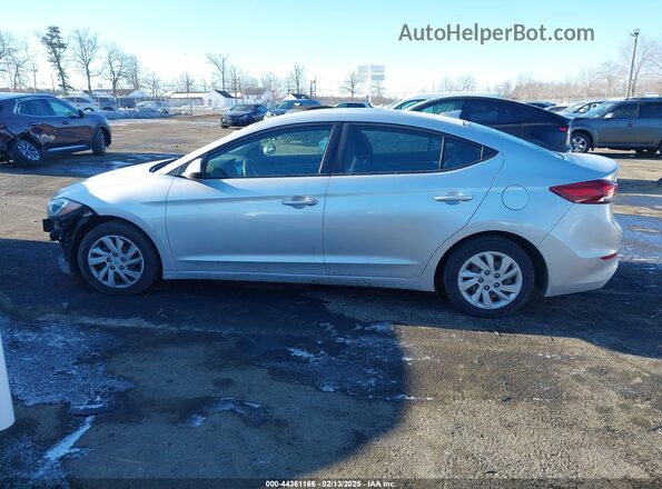 5NPD74LF7JH389762 2018 HYUNDAI ELANTRA Gray უკანა სალონის ხედი