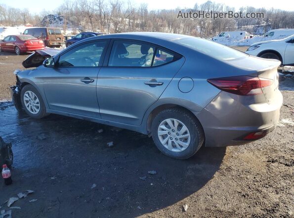 5NPD74LF9KH424965 2019 HYUNDAI ELANTRA Gray 