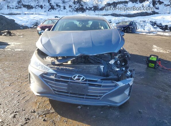 5NPD74LF9KH424965 2019 HYUNDAI ELANTRA Gray 