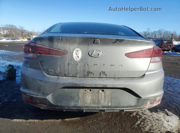 5NPD74LF9KH424965 2019 HYUNDAI ELANTRA Gray 