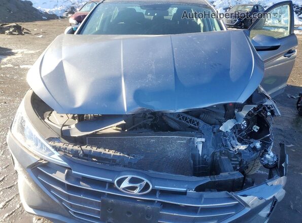 5NPD74LF9KH424965 2019 HYUNDAI ELANTRA Gray 