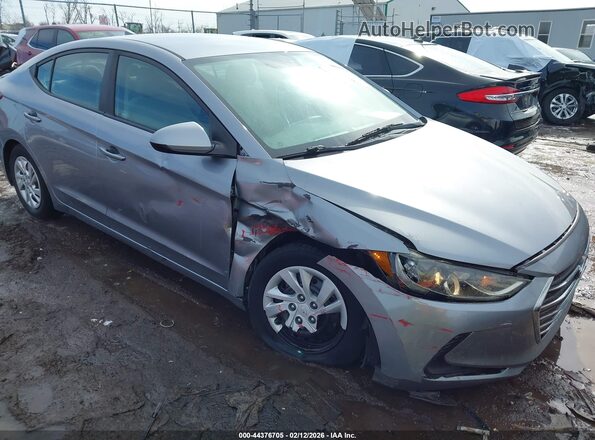 5NPD74LFXHH104353 2017 HYUNDAI ELANTRA Silver წინა ხედი