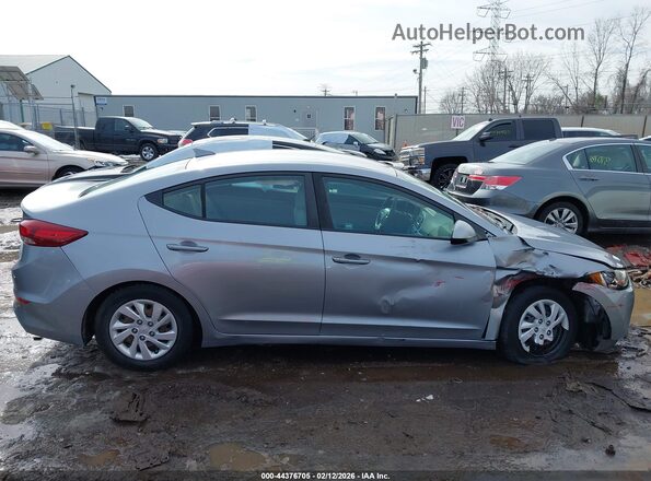 5NPD74LFXHH104353 2017 HYUNDAI ELANTRA Silver უკანა სალონის ხედი