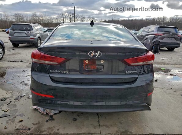 5NPD84LF0HH161240 2017 HYUNDAI ELANTRA Black Widok z tyłu