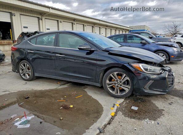 5NPD84LF0HH161240 2017 HYUNDAI ELANTRA Black Przód prawy