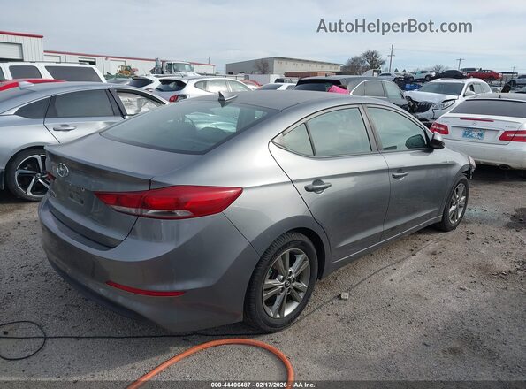 5NPD84LF1JH307246 2018 HYUNDAI ELANTRA Gray Rear right