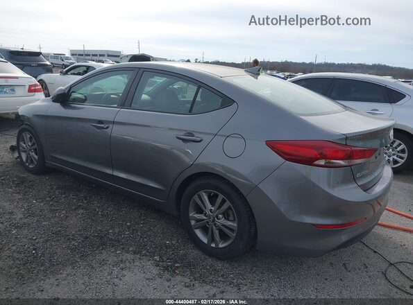 5NPD84LF1JH307246 2018 HYUNDAI ELANTRA Gray Rear left
