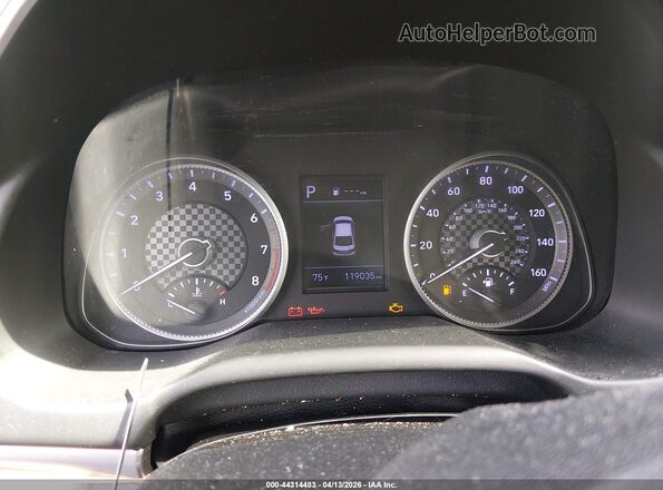 5NPD84LF2KH440941 2019 HYUNDAI ELANTRA Silver Հետևի նստատեղերի տեսք