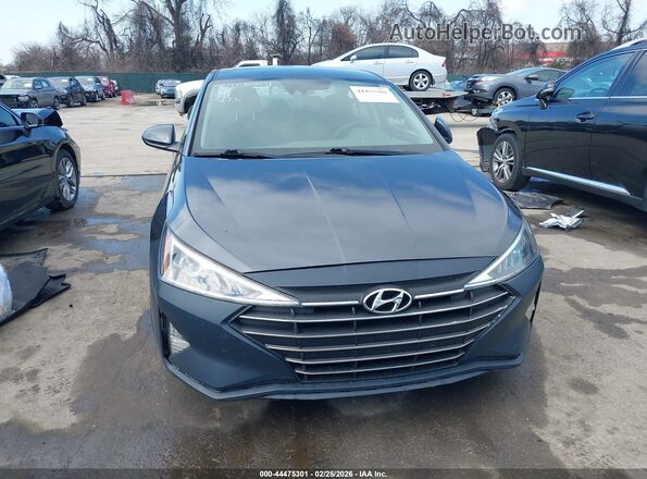 5NPD84LF2LH630188 2020 HYUNDAI ELANTRA Gray Rear interior view
