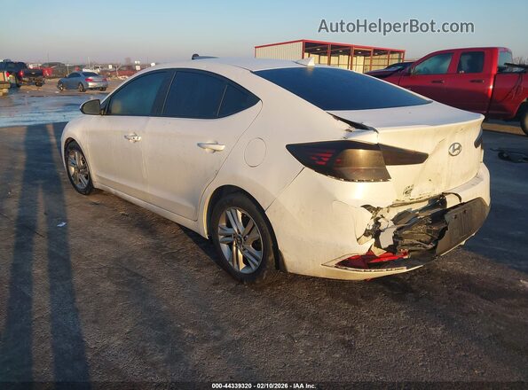 5NPD84LF3KH458834 2019 HYUNDAI ELANTRA White 