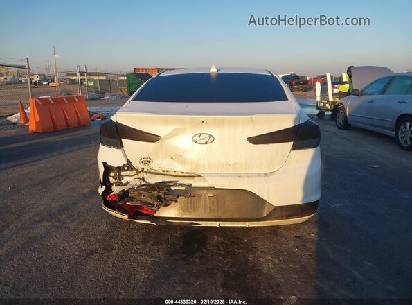 5NPD84LF3KH458834 2019 HYUNDAI ELANTRA White 