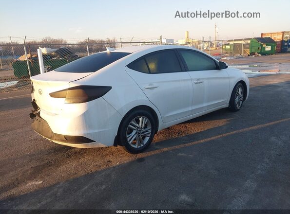 5NPD84LF3KH458834 2019 HYUNDAI ELANTRA White 