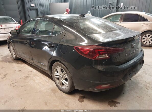 5NPD84LF3LH585794 2020 HYUNDAI ELANTRA Черный Задняя левая четверть