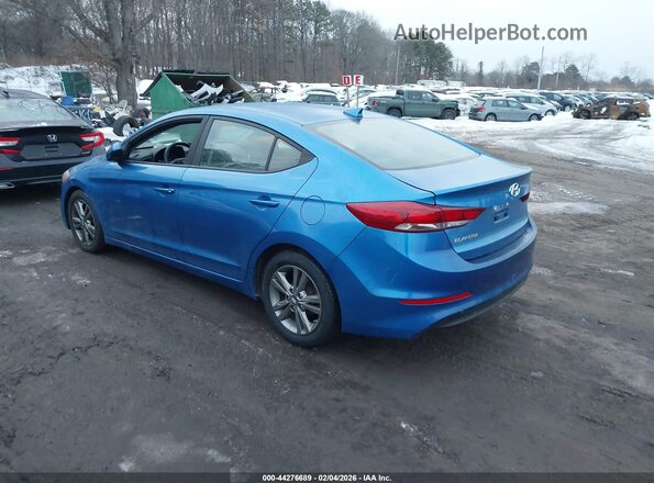 5NPD84LF4HH026018 2017 HYUNDAI ELANTRA Blue Trasero izquierdo