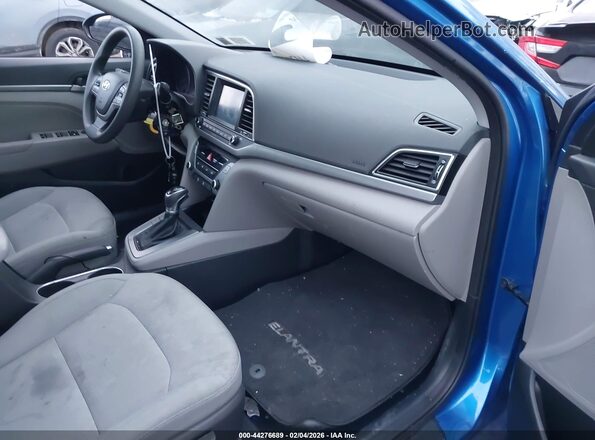 5NPD84LF4HH026018 2017 HYUNDAI ELANTRA Blue Vista interior delantera