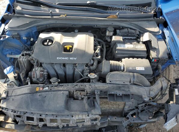 5NPD84LF4HH169096 2017 HYUNDAI ELANTRA Синий Вид задней части салона