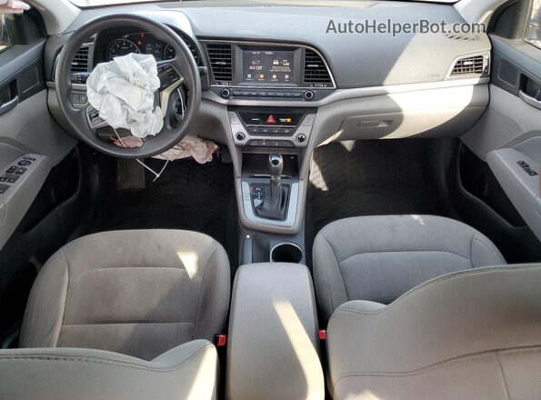 5NPD84LF4HH169096 2017 HYUNDAI ELANTRA Синий Вид панели приборов