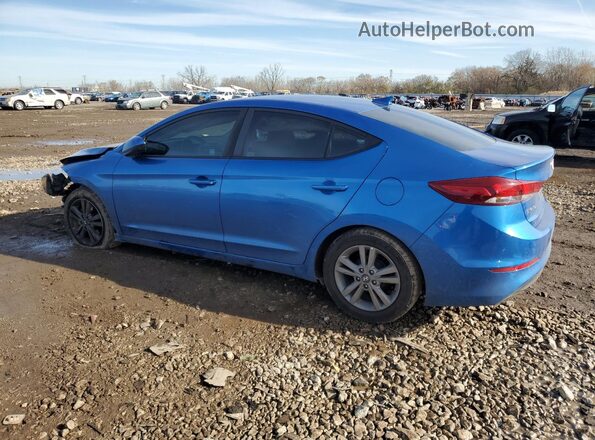 5NPD84LF4HH169096 2017 HYUNDAI ELANTRA Синий Задняя левая четверть