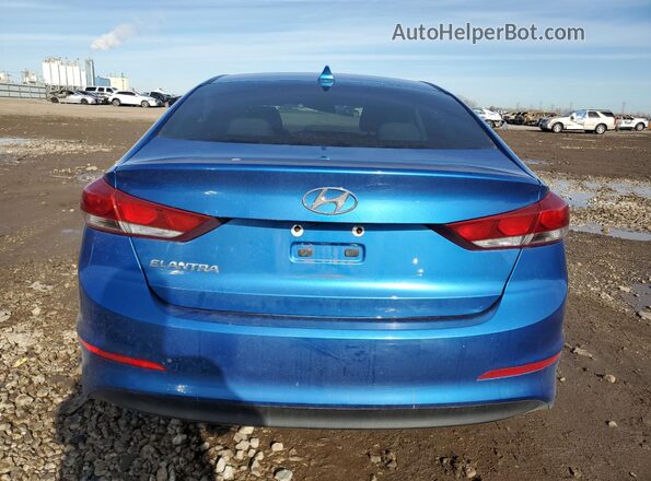 5NPD84LF4HH169096 2017 HYUNDAI ELANTRA Синий Вид сзади